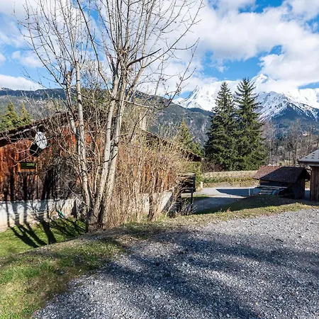Chalet Authentique - Vue Sur Le Mont-blanc 圣热尔韦莱班